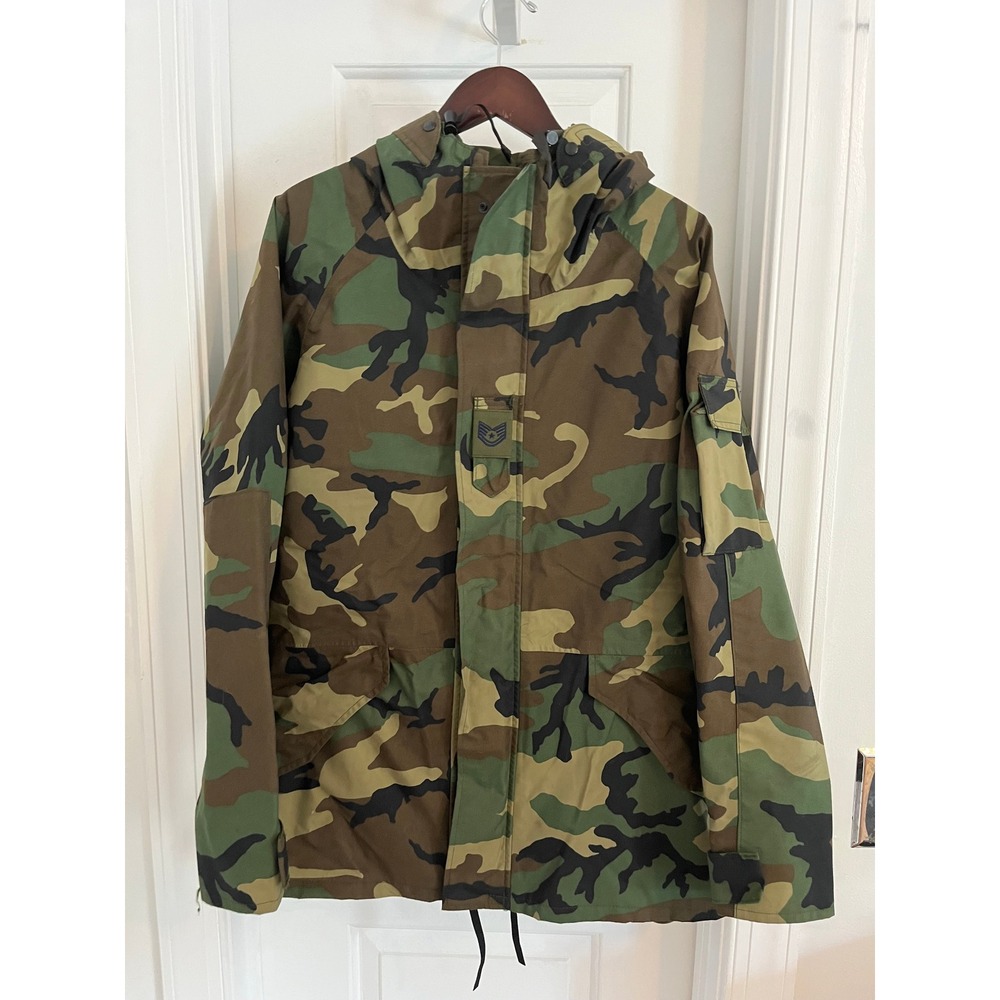 US Military ECWCS Woodland Camo Cold Weather Parka Gen 1 Regular Jacket